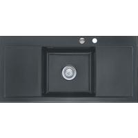 Einbauspüle Mera Middle Schiefer - Schieferfarben, Stein (106/51cm) - Systemceram