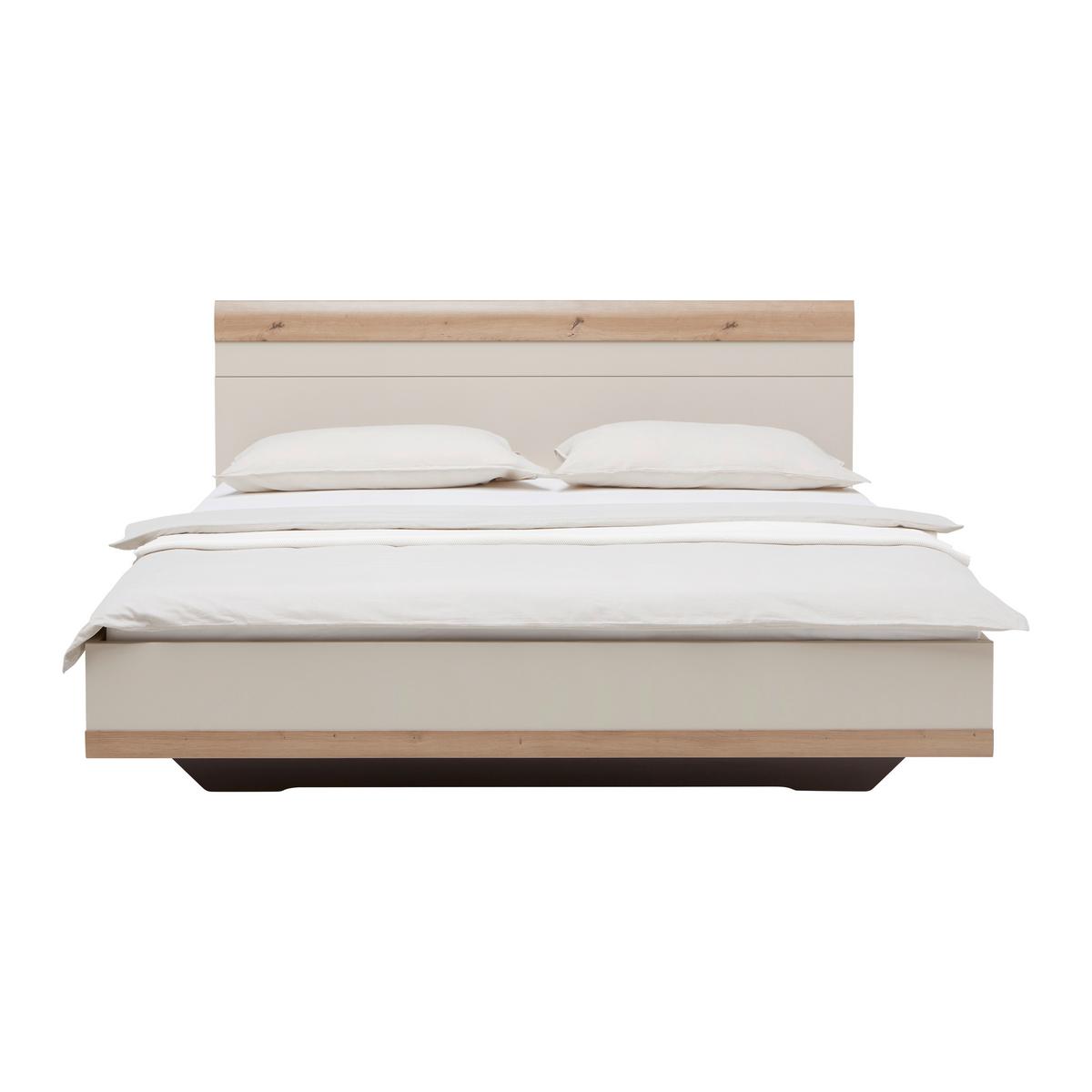 Krevet Ellmau - hrast Artisan/boje šampanjca, Konvencionalno, drvni materijal (160/200cm) - Premium Living