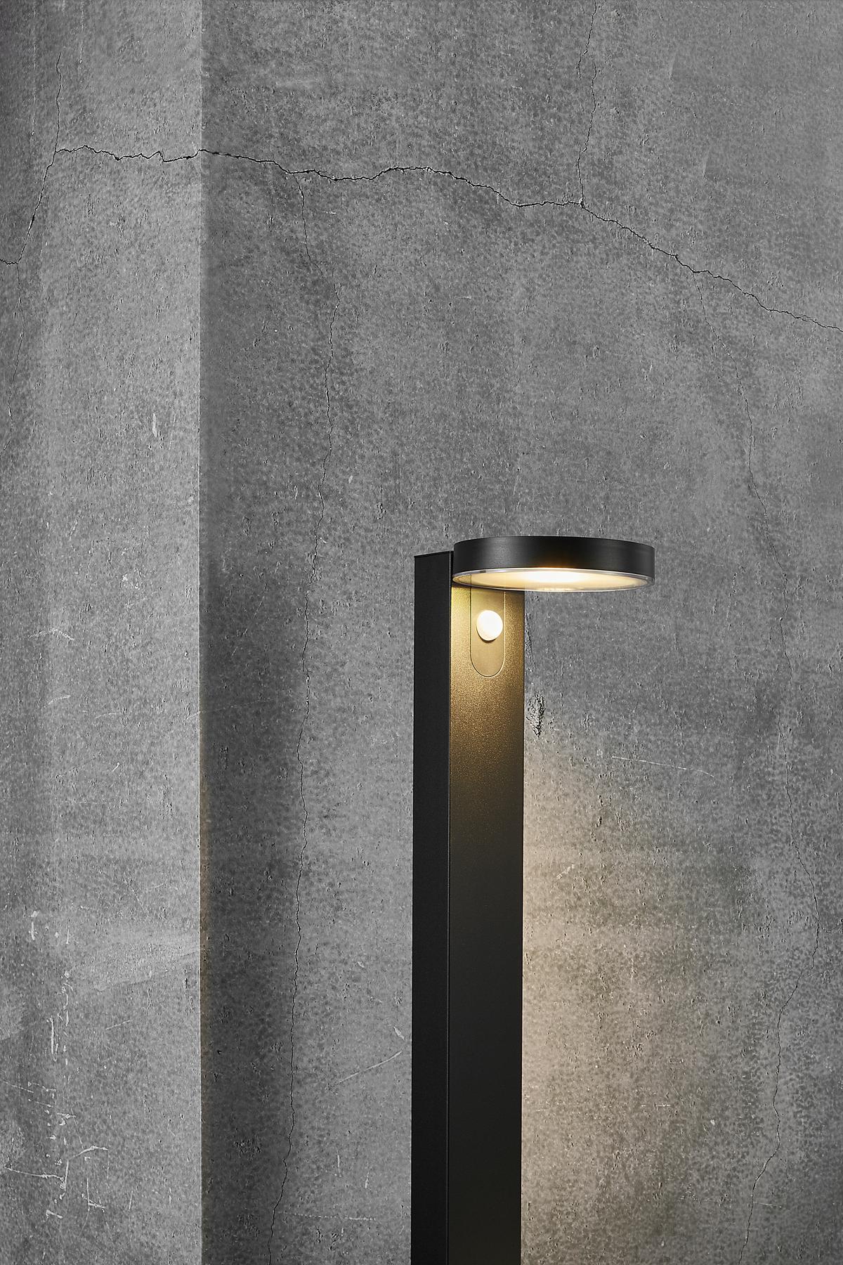 Solarleuchte Rica Round Garden Schwarz max. 5 Watt - Schwarz, Basics, Kunststoff (15/15/60cm) - Nordlux