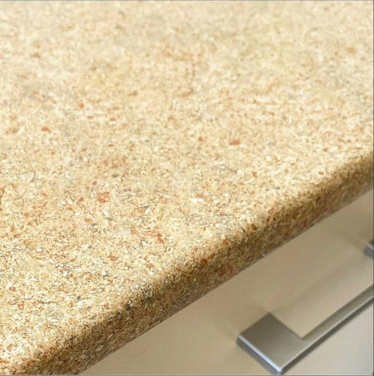 Bucatarie standard MELANIE 240 - bej/culoare lemn de nuc, Modern, material pe bază de lemn (240/202/60cm)