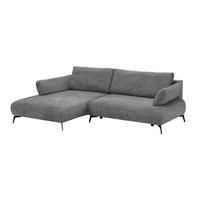 Kutna Garnitura Madison - siva/crna, Moderno (186/92/284cm) - Modern Living