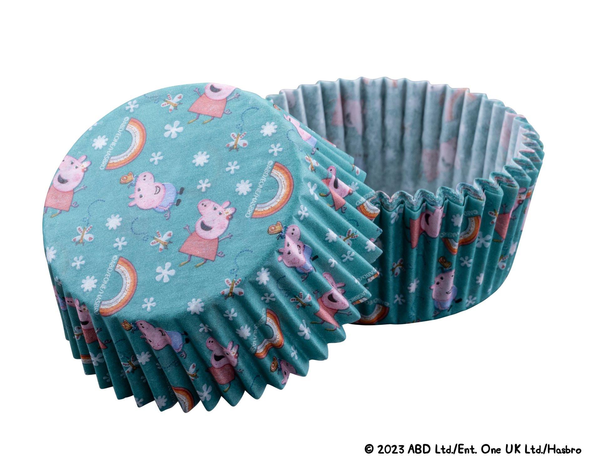 Papirnati Modelčki Za Mafine, 50 V Setu, Pujsa Pepa - Trend (4.5/12/15cm) - Dr.Oetker