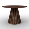 MATBORD ENNIO - valnötsfärgad, Modern, metall/trämaterial (120/75cm) - Bessagi Home