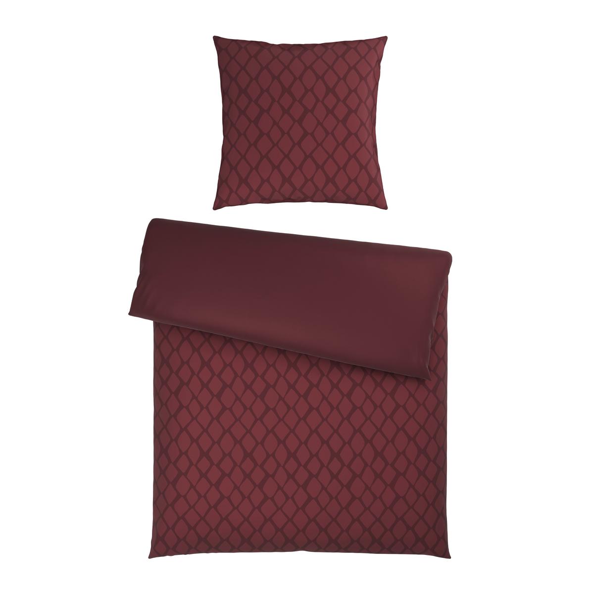 POŚCIEL DWUSTRONNA SNAKO - DK - wiśniowoczerwony, Design, tkanina (135/200cm) - Dieter Knoll