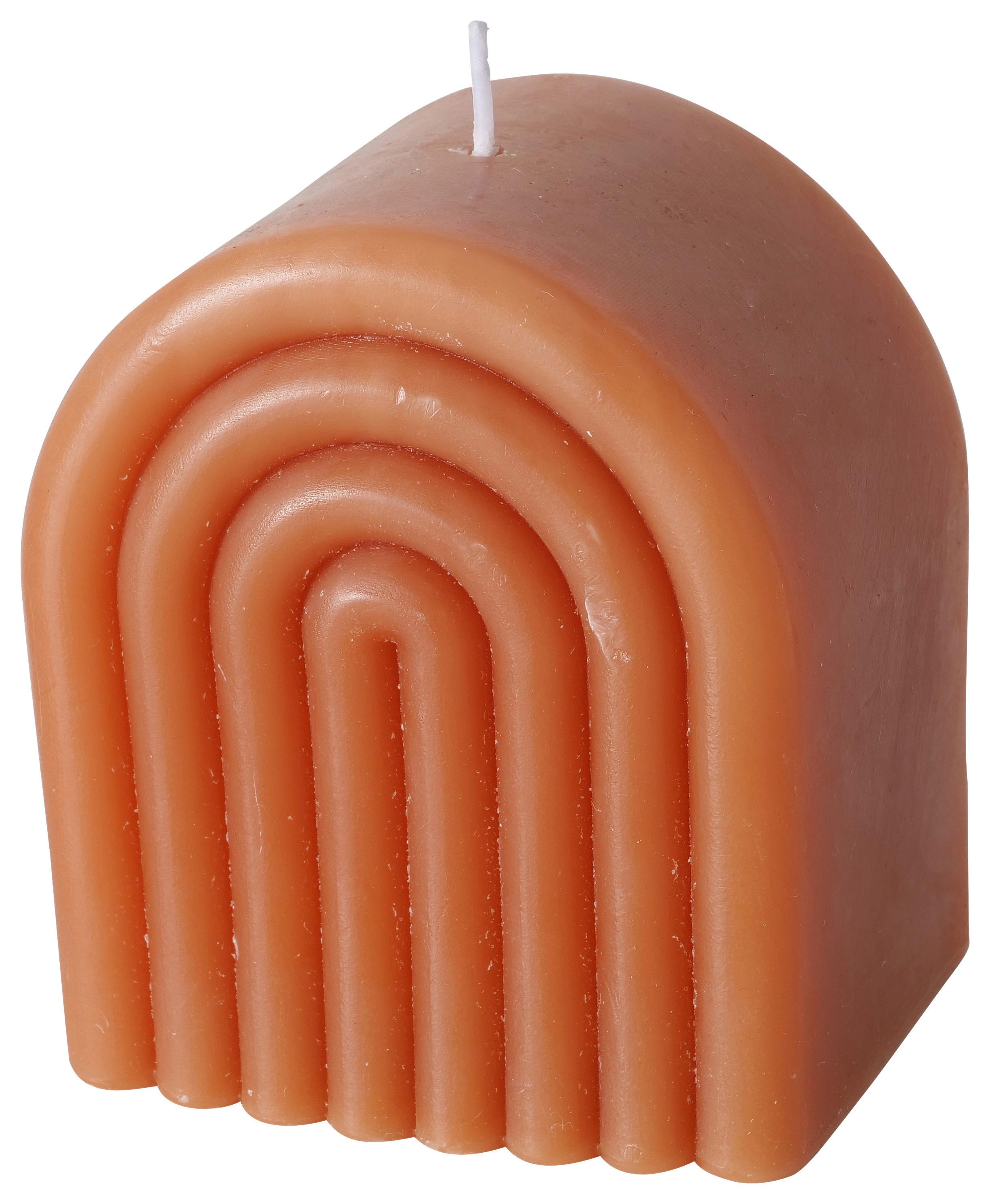 Kerze Arch I Orange - Orange, Modern (7,5/6/8,5cm) - Mömax