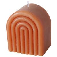 Kerze Arch I Orange - Orange, MODERN (7,5/6/8,5cm) - Mömax