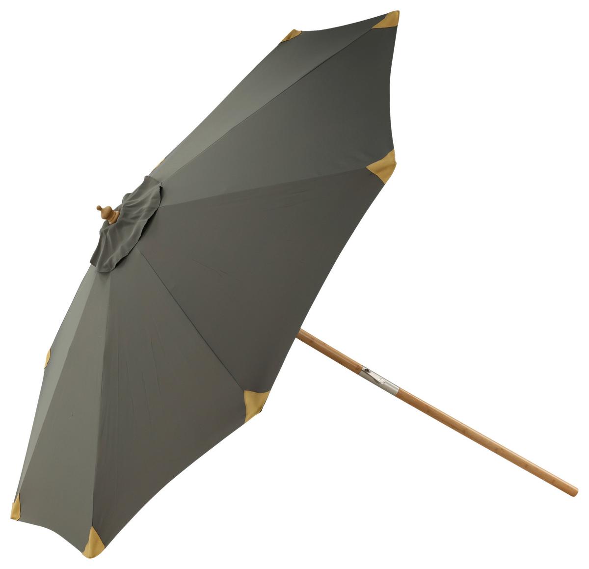 SONNENSCHIRM CEROX - Grau, KONVENTIONELL (270/250cm) - Gardenson