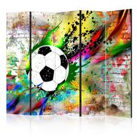 Paravent Urban Gameplay II Multicolor - Multicolor, Basics, Holz/Textil (225/172/3cm) - artgeist
