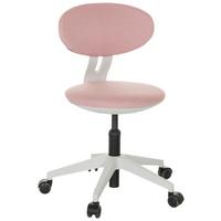 Jugenddrehstuhl Minimovo ca.42x66-87x52cm Rosa - Rosa/Weiß, Basics, Kunststoff/Textil (42/66-87/52cm) - MID.YOU