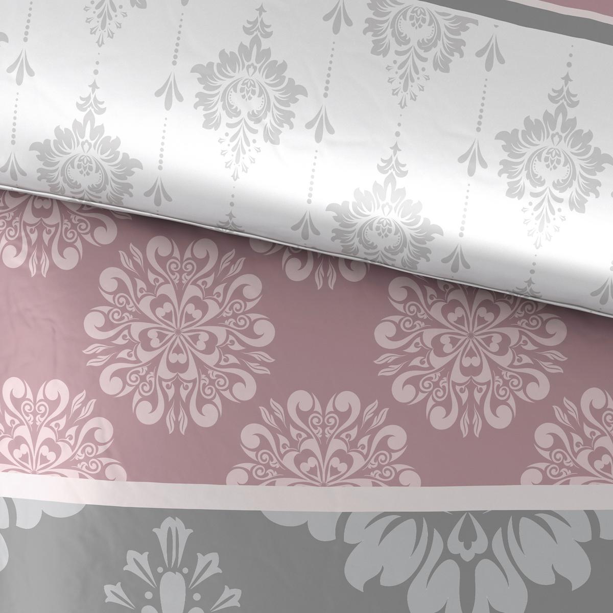 BETTWÄSCHESET YVONNE - Rosa, Konventionell, Textil (160/210cm) - Modern Living