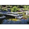 Sonnenliege Acamp Rimini Metall / Textil verstellbar - Anthrazit, Basics, Textil/Metall (60/35/198cm) - Gardenson