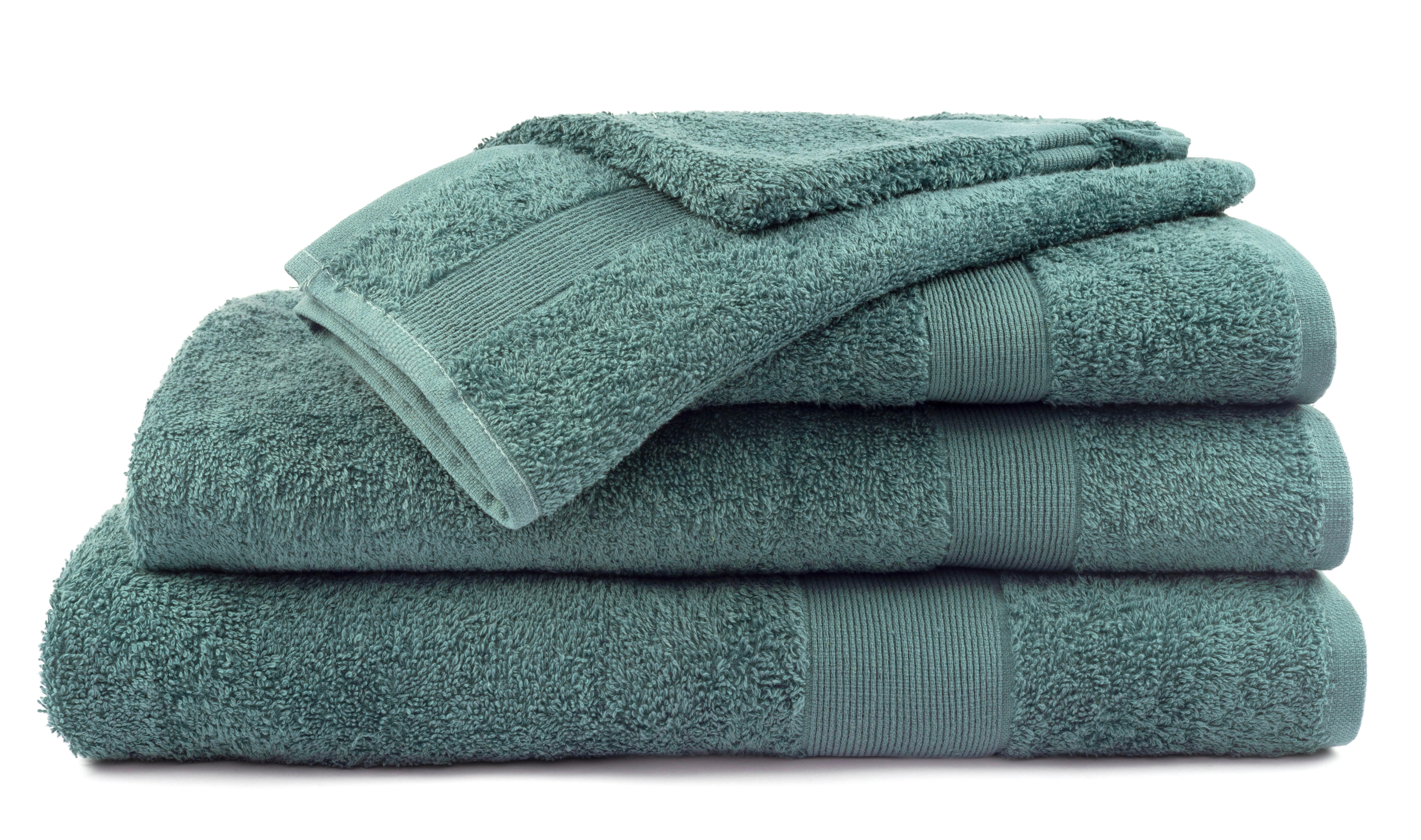 Handtuch Silke Mintgrün ca. 50x100cm - Mintgrün, Textil (50/100cm)