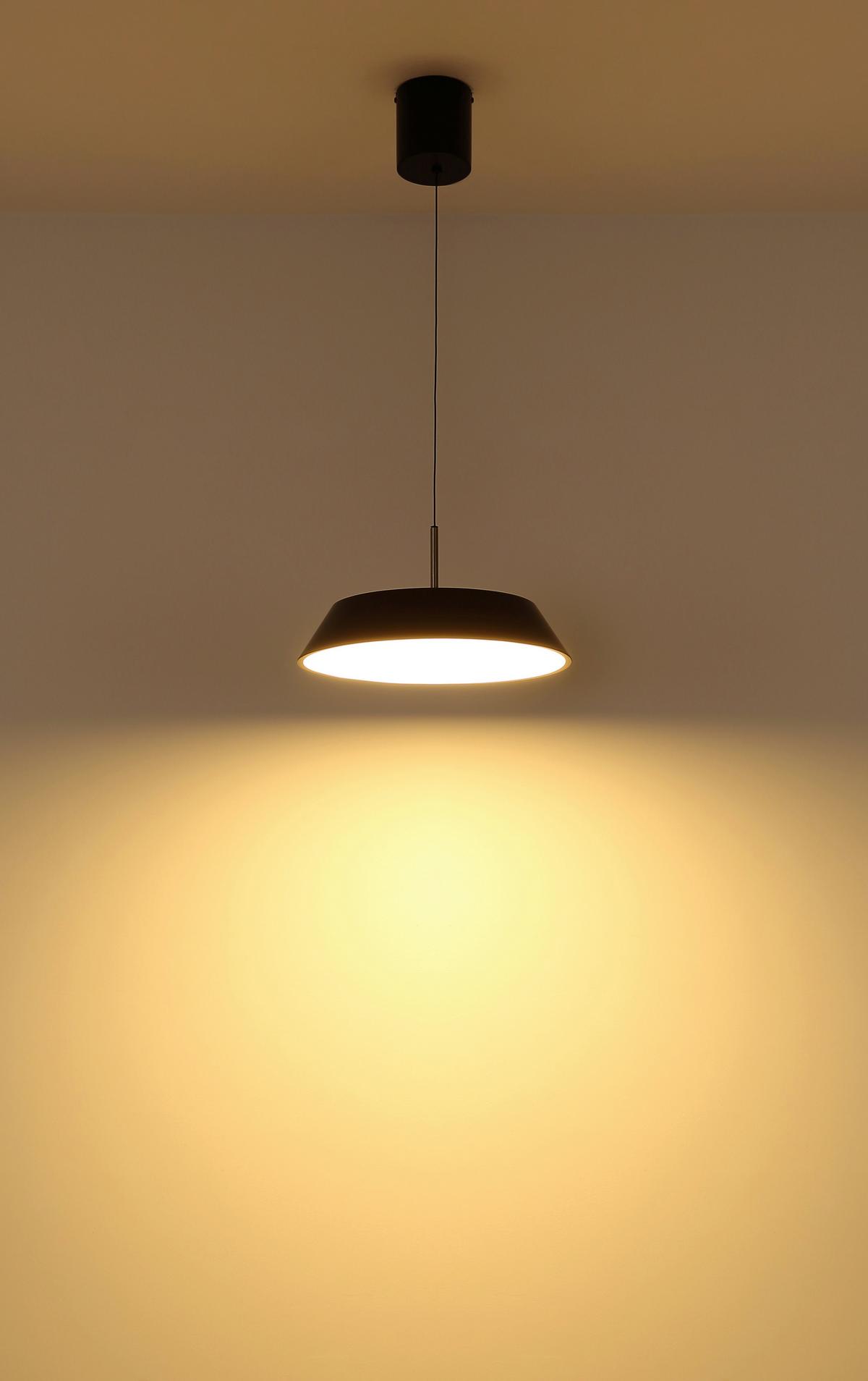 Led-hängeleuchte 15947s Silena - Weiss/Schwarz, Basics, Kunststoff/Metall (40/180cm) - Globo