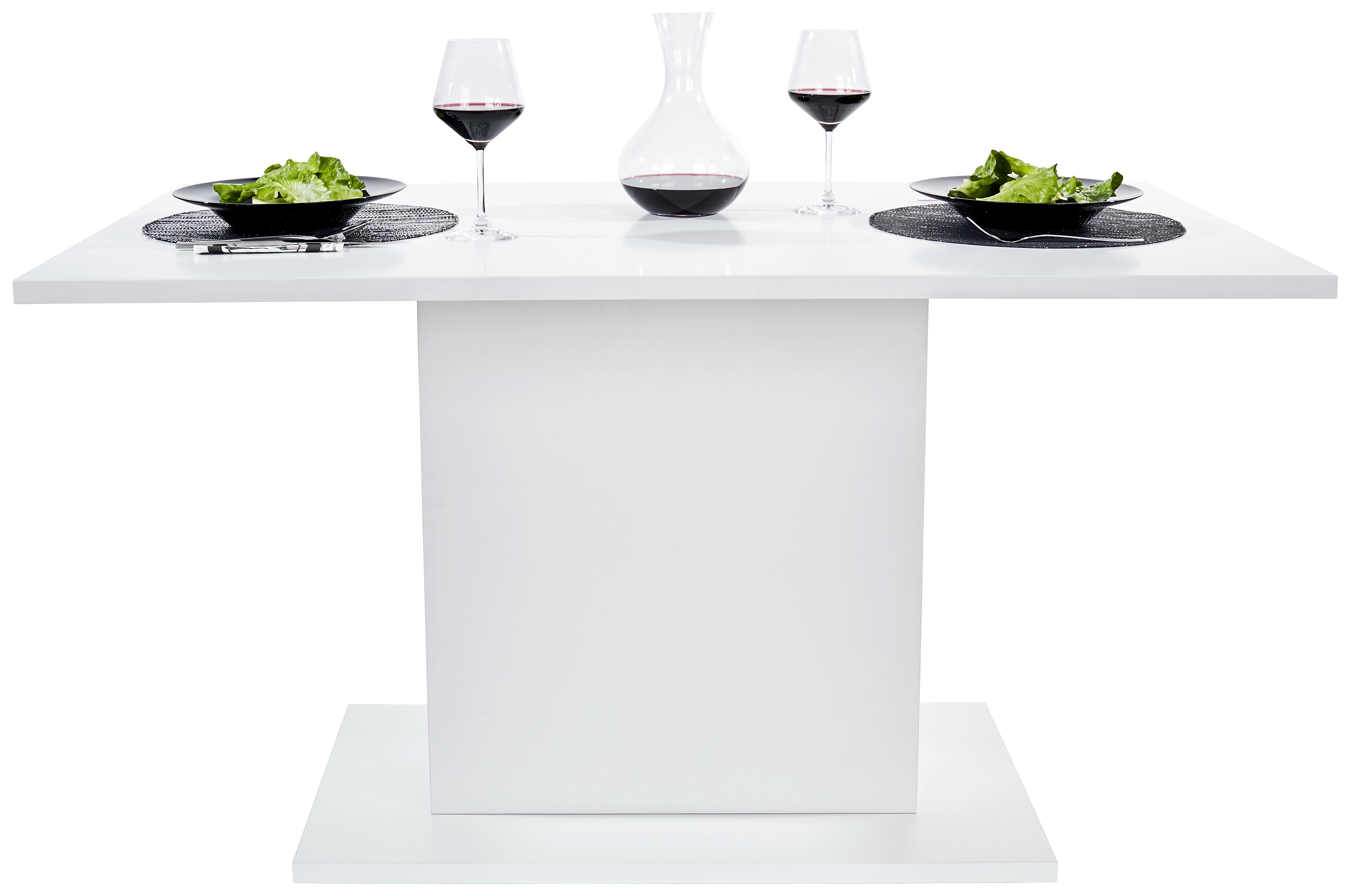 Stol Za Blagovaonicu Oskar 138 - bijela, Modern, drvni materijal (138/76/80cm) - Modern Living