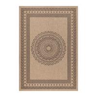 Outdoorteppich Dhaka Beige ca. 280x370cm - Beige, Basics, Textil (280/370cm) - Novel