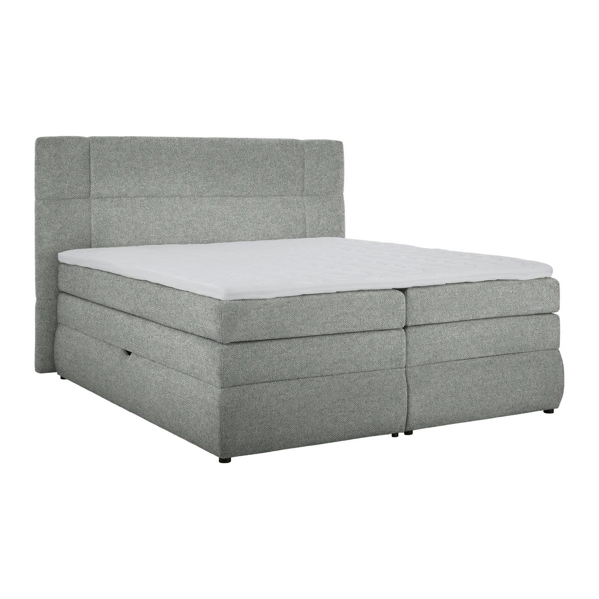 Boxspring Krevet Palace - siva, Konvencionalno, tekstil/plastika (160/200cm) - Premium Living