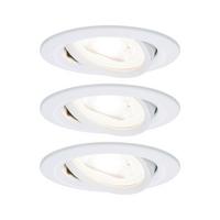 Deckenleuchte Nova in Weiß max. 6,5, 3-teilig - Basics (8,4cm) - Paulmann