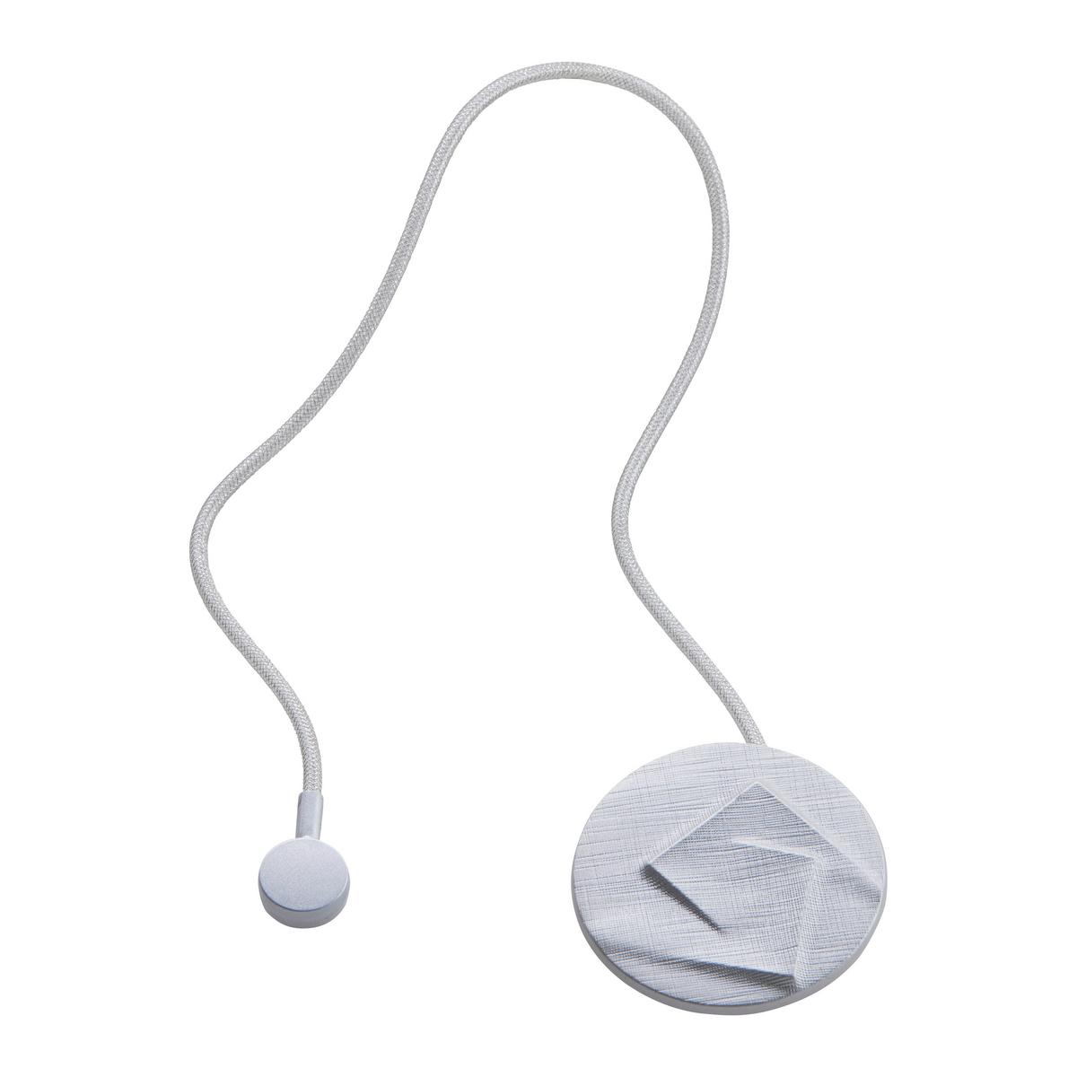 Függönyelkötő Abstrakt - ezüstszínű, Modern, textil (6cm) - Modern Living