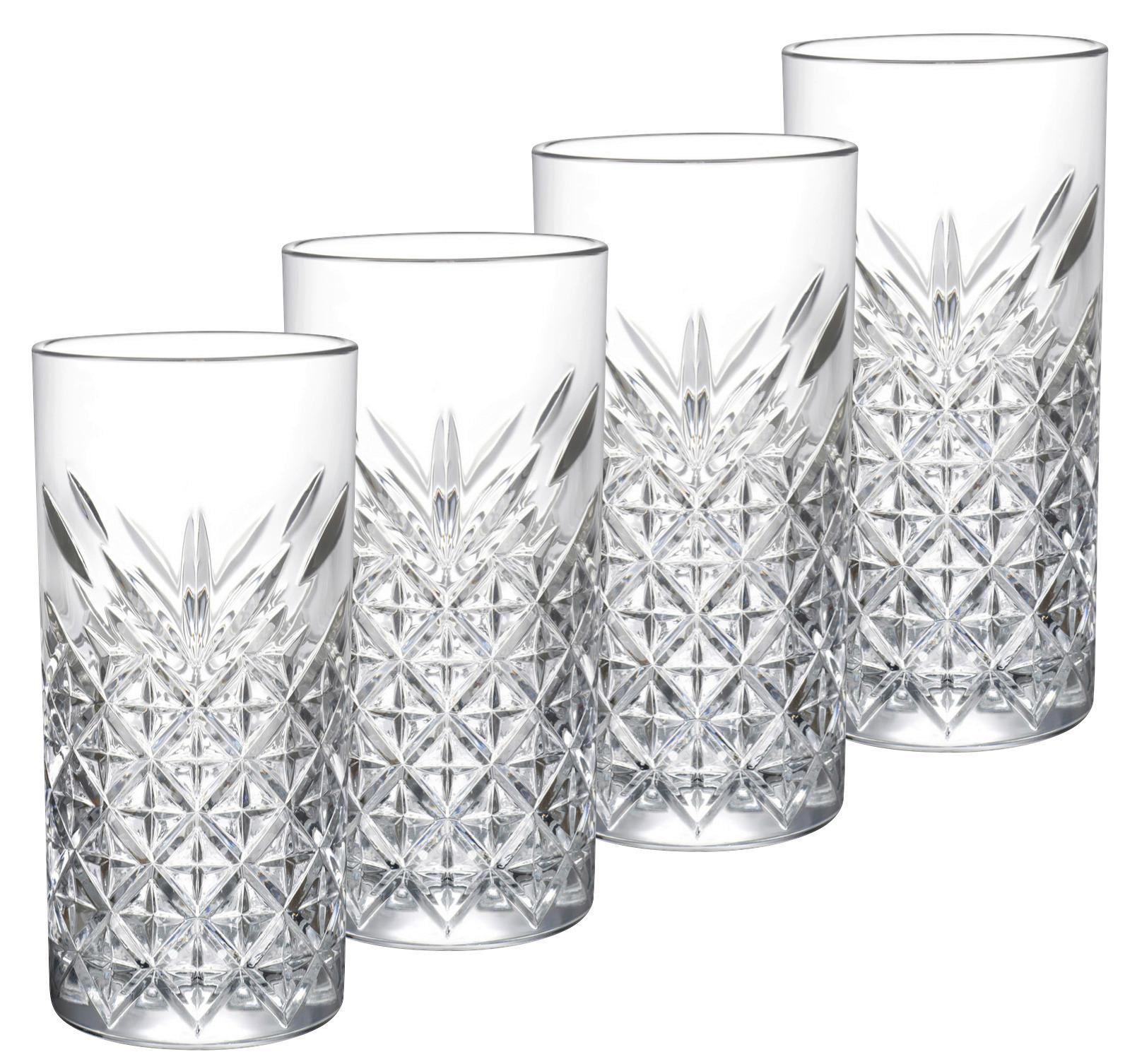 Longdrinkglas Timeless, 4-teilig - Transparent, Basics, Glas (295ml) - Mäser