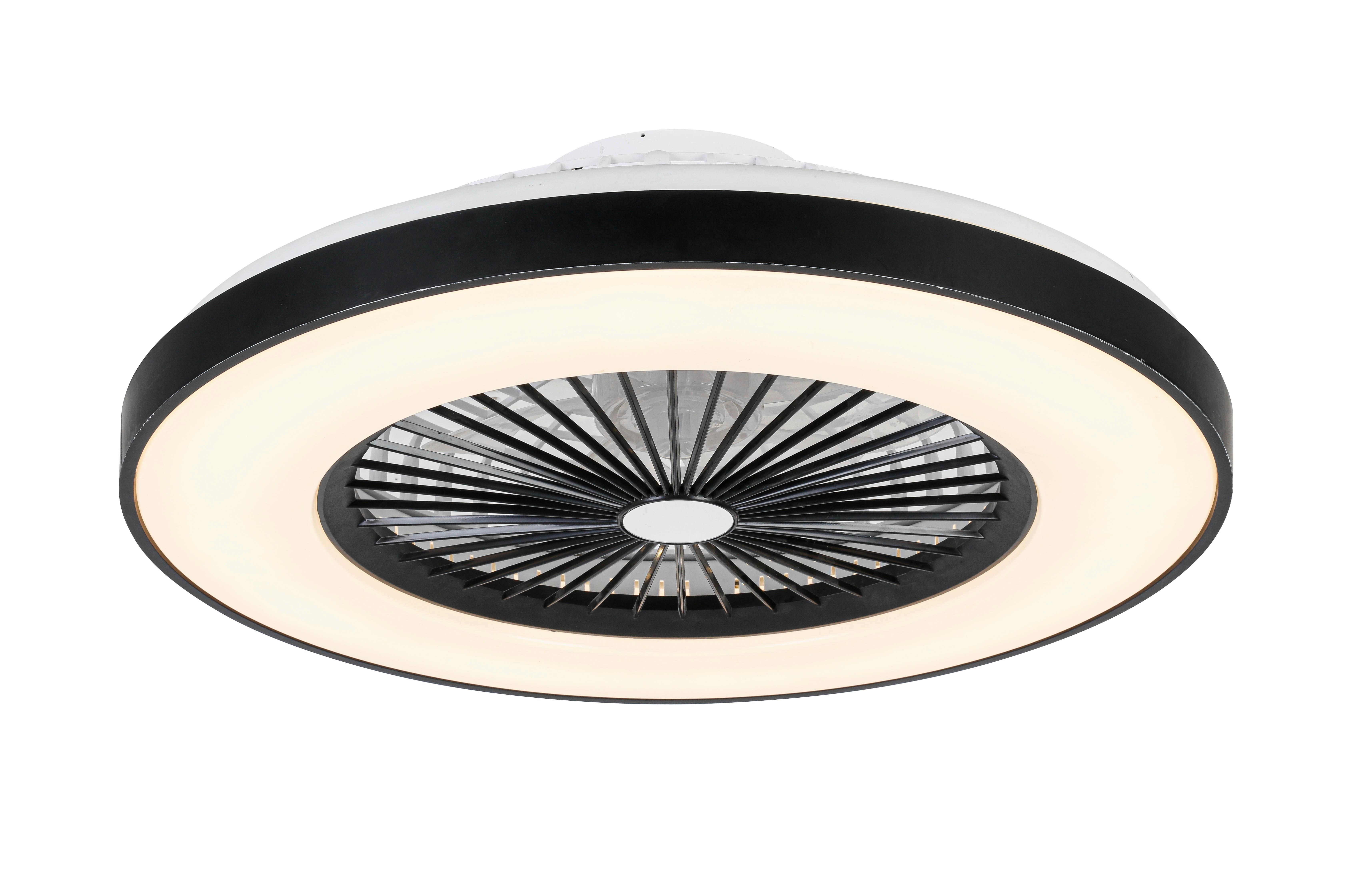 LED-Deckenleuchte Mitzi Schwarz/Weiß max. 0,07 Watt - Transparent/Schwarz, MODERN, Kunststoff (57/19cm) - Mömax