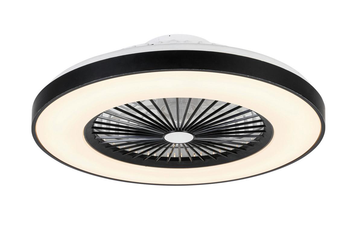 Stropna Led-svetilka Mitzi - črna/bela, Moderno, umetna masa (57/19cm) - Mömax