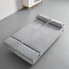 BÄDDSOFFA FUNKY - ljusgrå/naturfärgad, Modern, trä/textil (183/73/79cm) - Bessagi Home