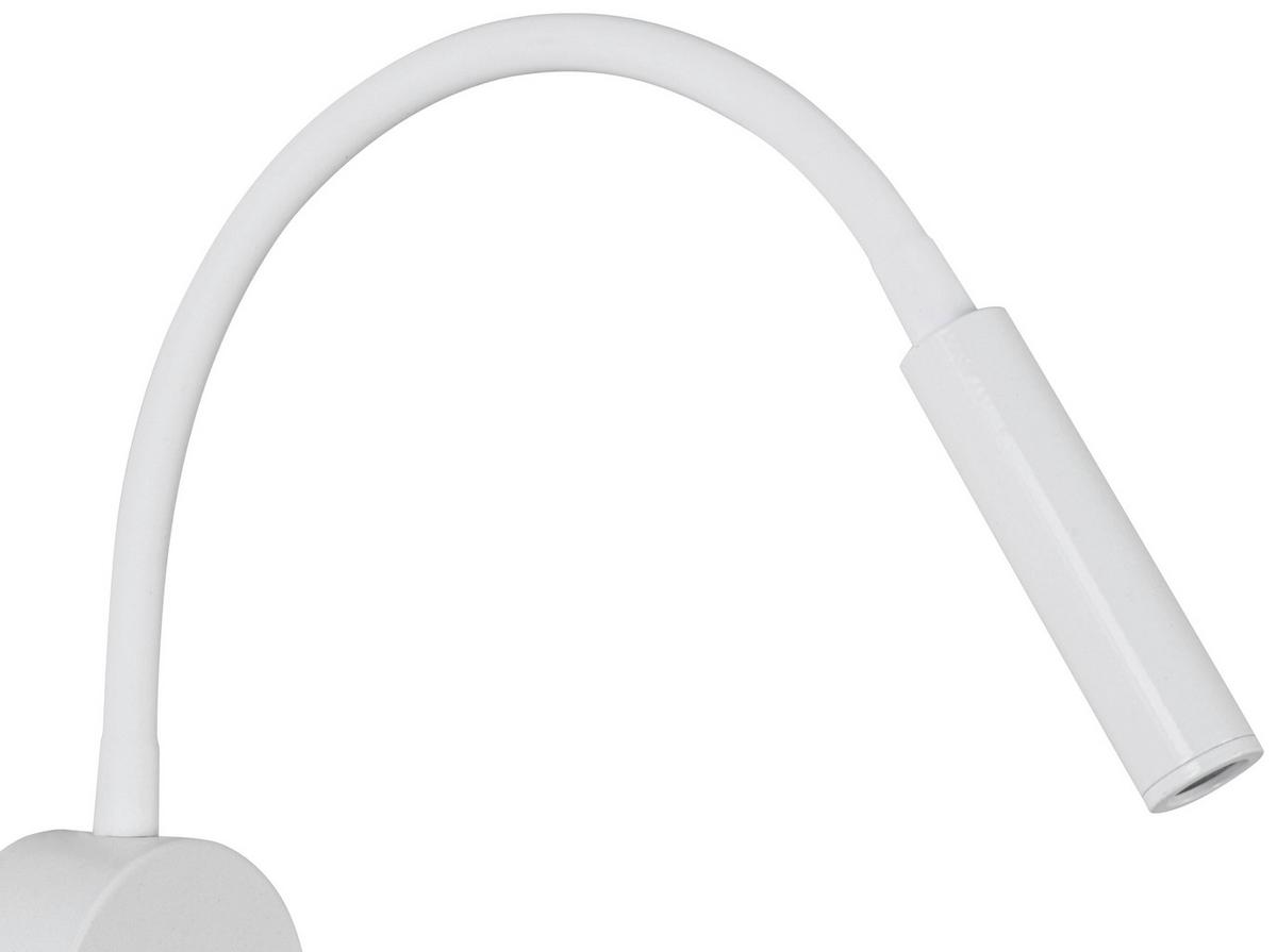 Led Svjetiljka Zidna Huoim - bijela, Konvencionalno, metal/plastika (3/8/46cm) - Mömax