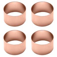 Szalvétagyűrűszett Ew-Nr-2109k - rézszínű, Basics, fém (4/2,5cm) - Echtwerk