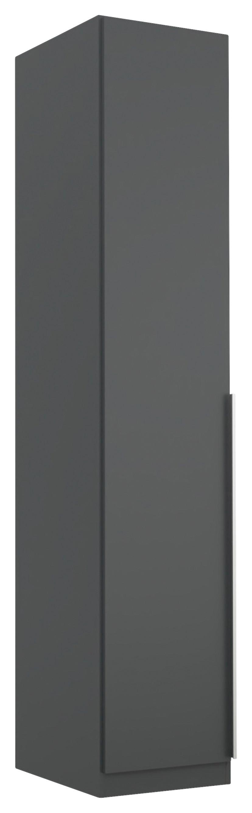 Ormar S Klasičnim Vratima Alabama - siva/boje aluminija, Moderno, drvni materijal (47/229/54cm) - Modern Living