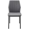 Scaun MIA 2 - gri închis/negru, Basics, metal/textil (44/86/52cm) - Based