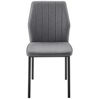 Scaun MIA 2 - gri închis/negru, Basics, metal/textil (44/86/52cm) - Based