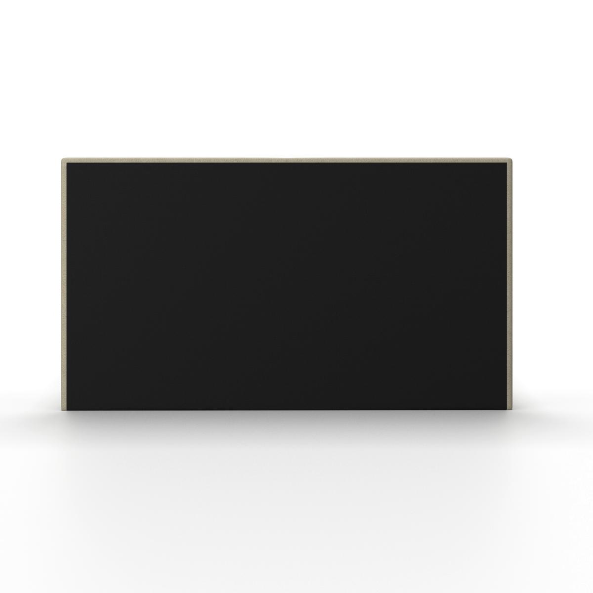 Pat tapițat Serena 180x200 cm Taupe - taupe/negru, Modern, lemn/metal (180/200cm) - Bessagi Home