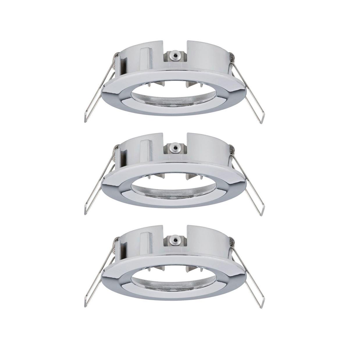 Deckenleuchte Choose! Spot Set max. 10 Watt, 3-teilig - Chromfarben/Alufarben, Basics, Metall (8,4cm) - Paulmann