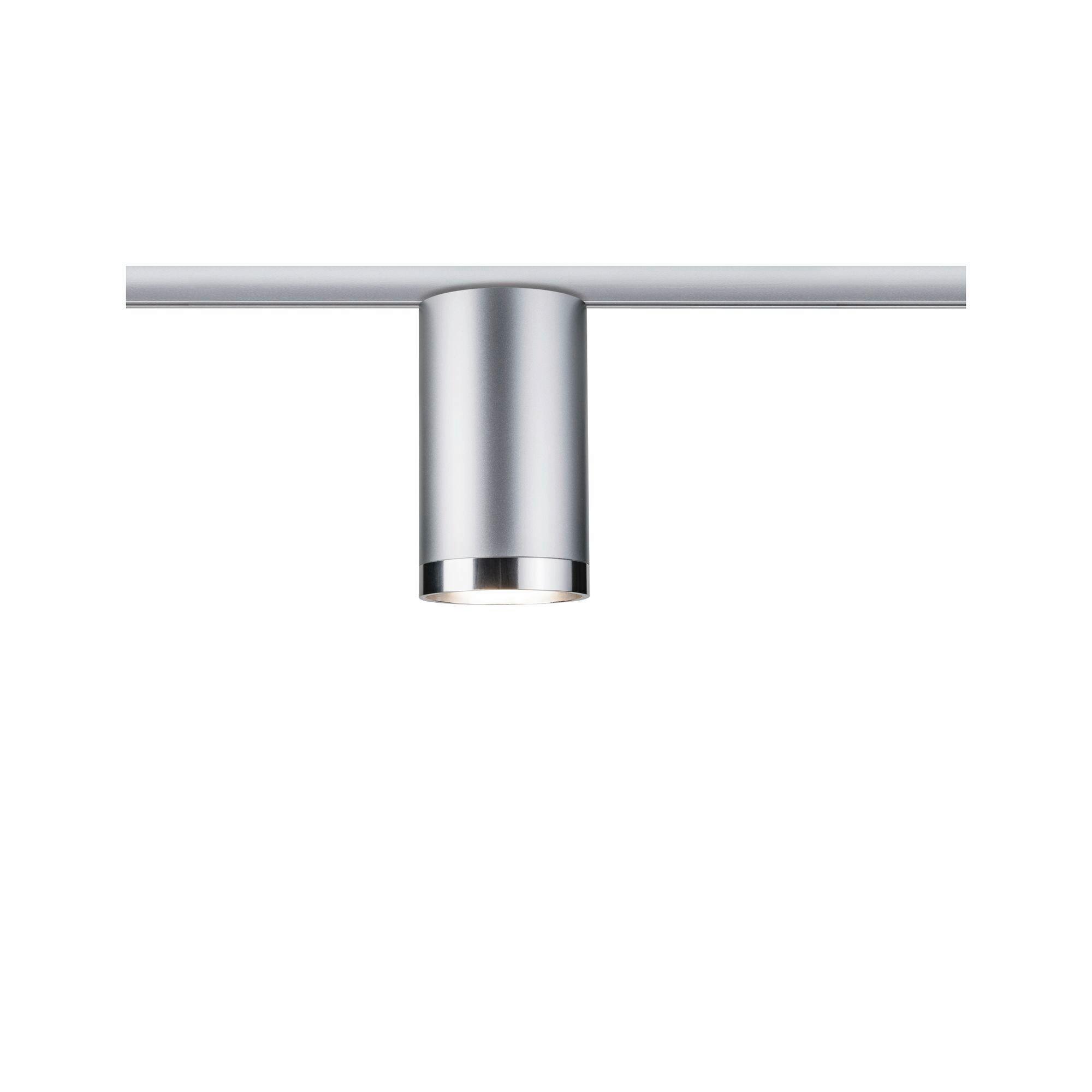 Schienensystem-Strahler Spot Tube max. 10 Watt - Chromfarben, Basics, Kunststoff/Metall (6,5/6,5/12,8cm) - Paulmann