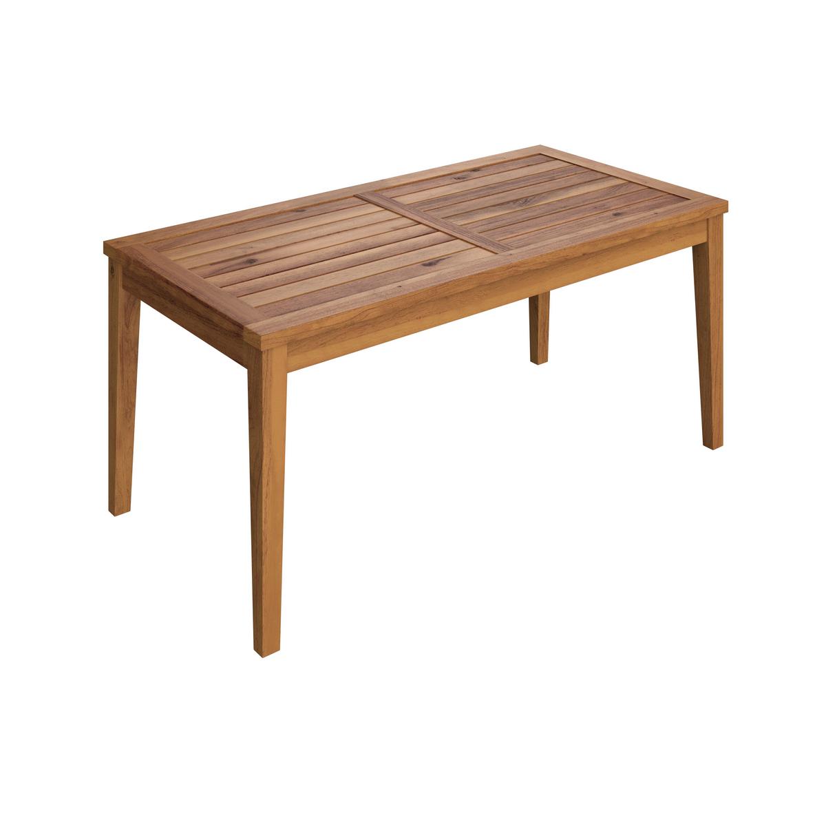 Loungegarnitur Enrica Schwarz/Akazie Rope - Schwarz/Akaziefarben, MODERN, Holz/Kunststoff (120/84/70cm) - Bessagi Garden