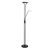 Lampadar cu LED JIRT - negru, Modern, plastic/sticlă (30/180cm) - Modern Living