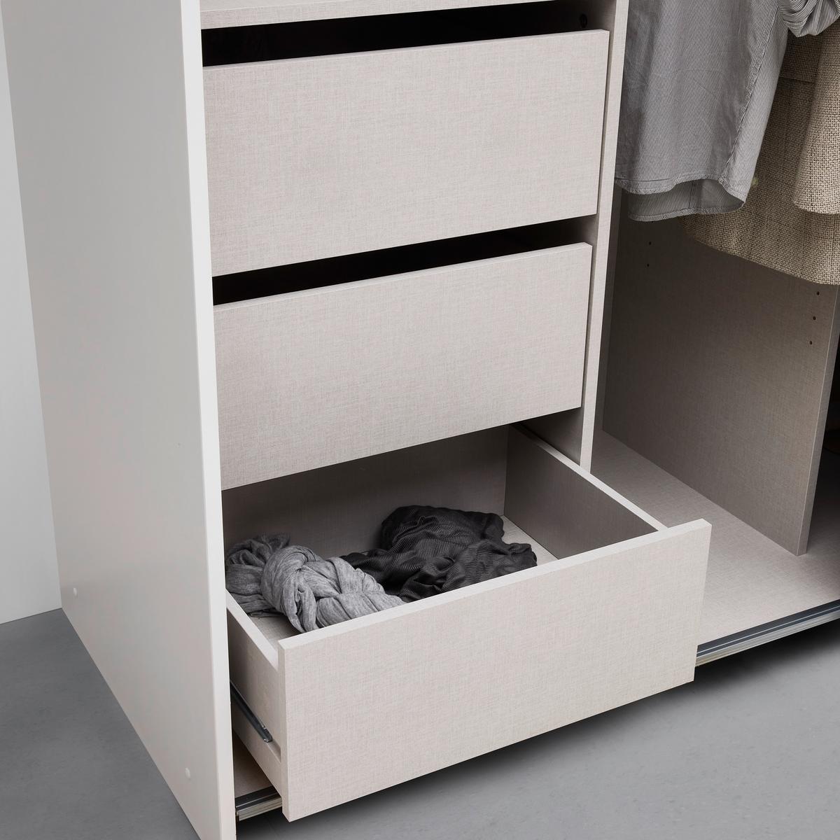 Schubkasteneinsatz Zubehör Grau - Grau, Holzwerkstoff (51/70,6/39,6cm) - Mömax
