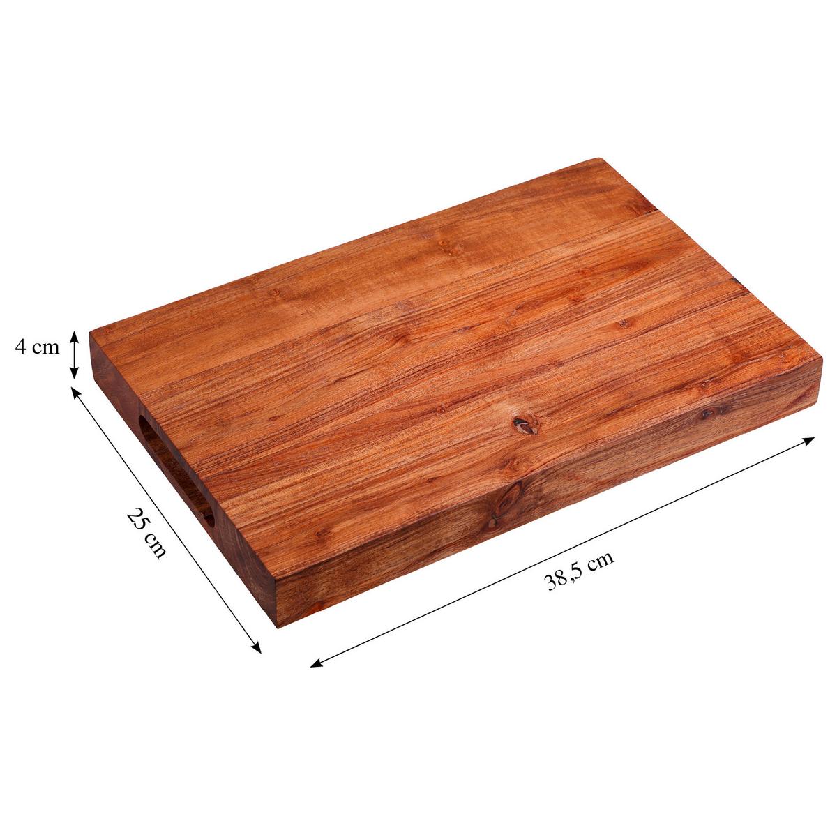 DESKA DO SERWOWANIA 29752 - kolor akacjowy, Basics, drewno (38.5/25/4cm) - Kesper