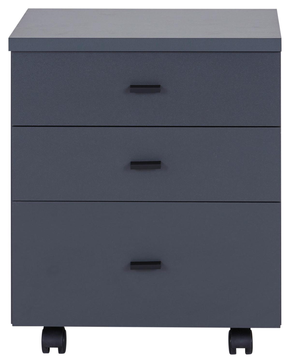 Predalnik Na Kolescih 4-You, Antracit - antracit, Moderno, umetna masa/leseni material (43/53/40cm) - Mömax