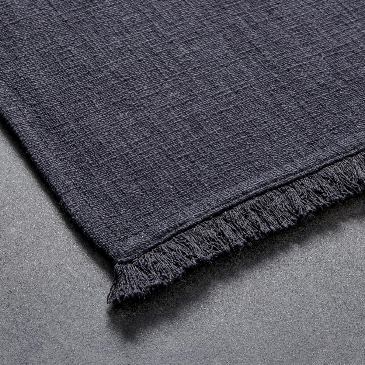 Tischläufer Pablo in Schwarz ca. 45x170cm - Schwarz, Modern, Textil (45/170cm) - Premium Living