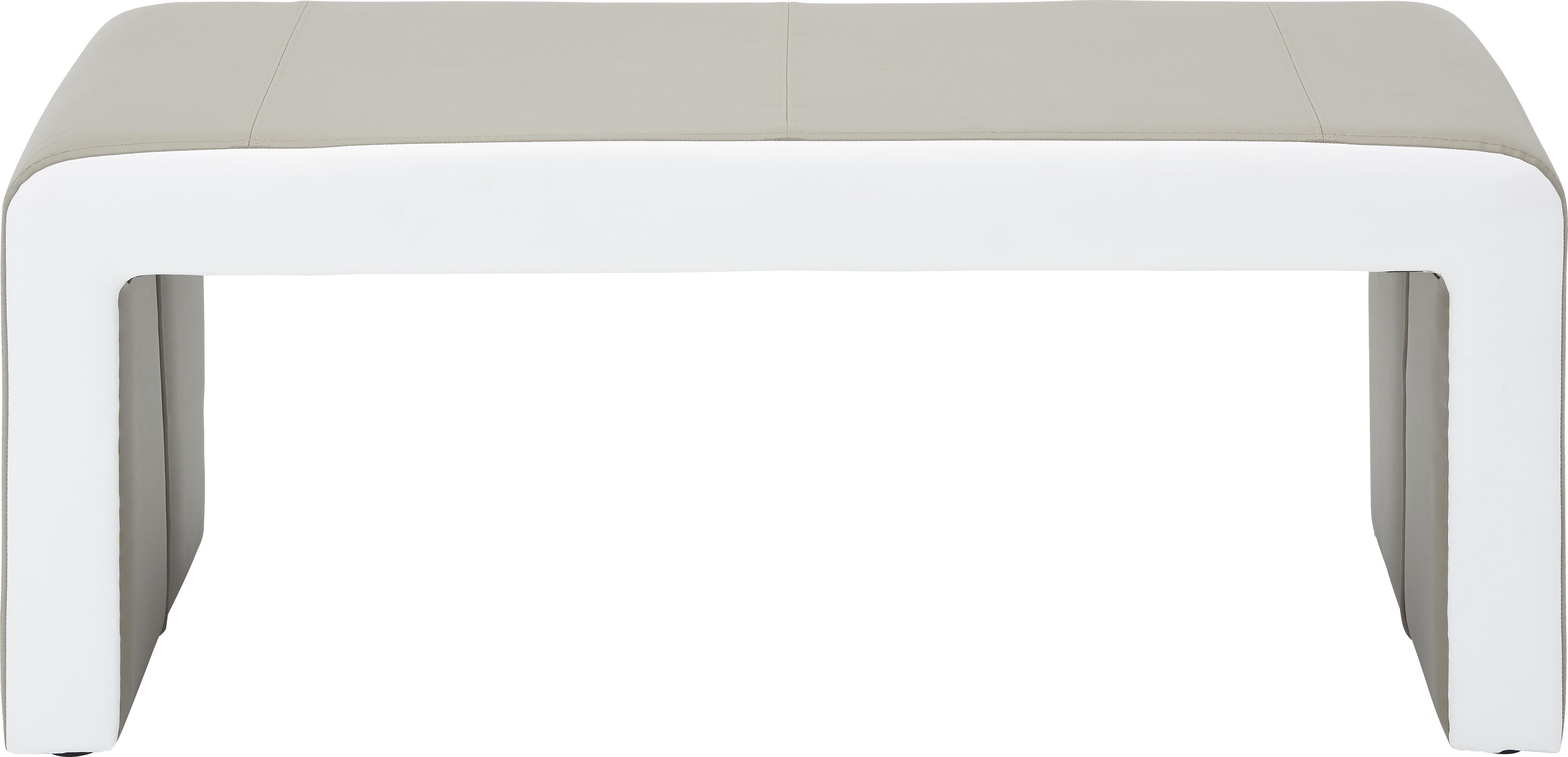 Klop Emmy - umazano rjava/bela, Moderno, les (121/50/50cm) - Modern Living