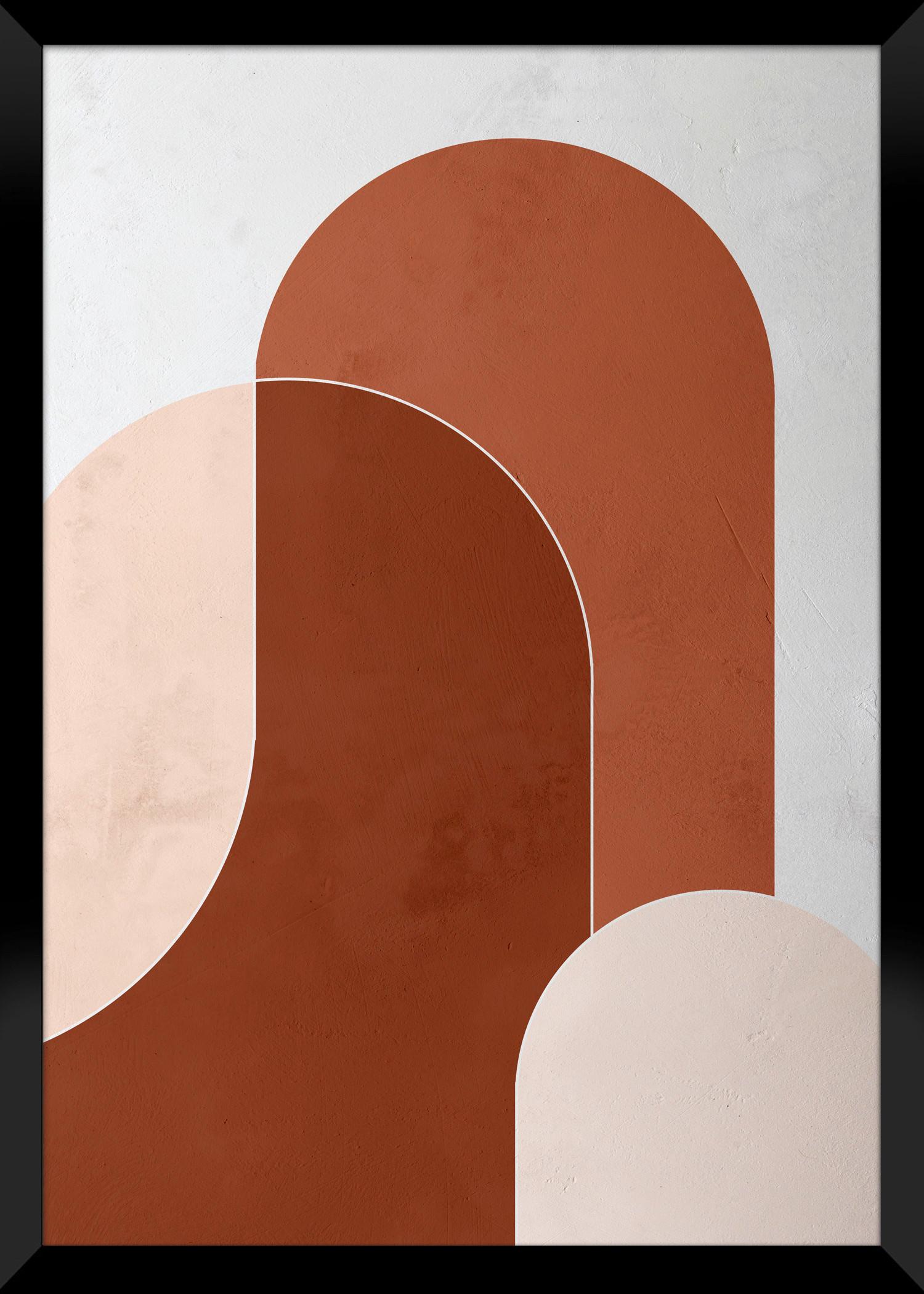 Bild Image ca. 30x40cm - Dunkelbraun/Beige, Holzwerkstoff/Papier (30/40cm) - Modern Living