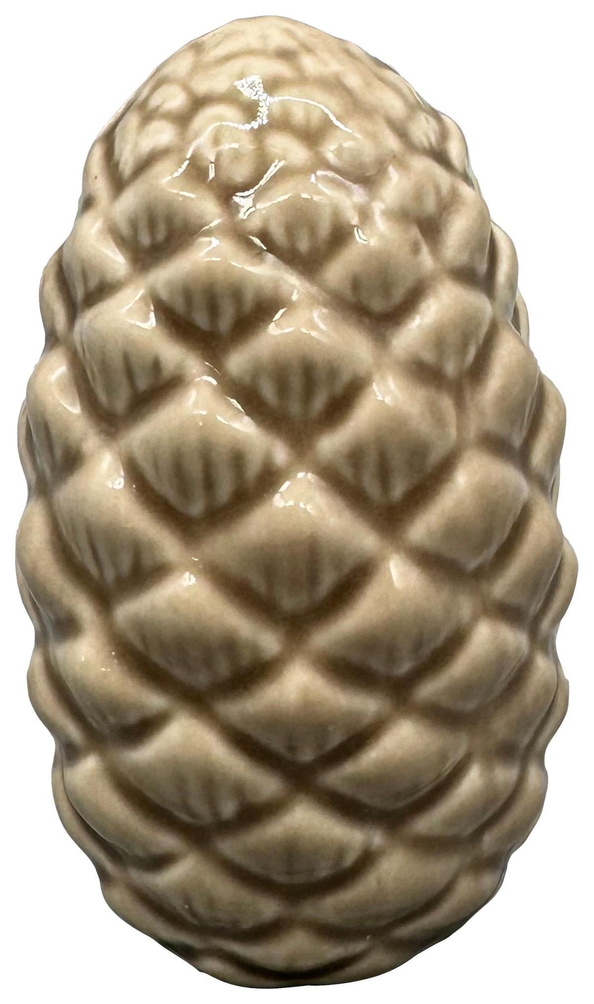 Tannenzapfen Pinecone Braun - Braun, KONVENTIONELL, Keramik (8/12cm) - Mömax