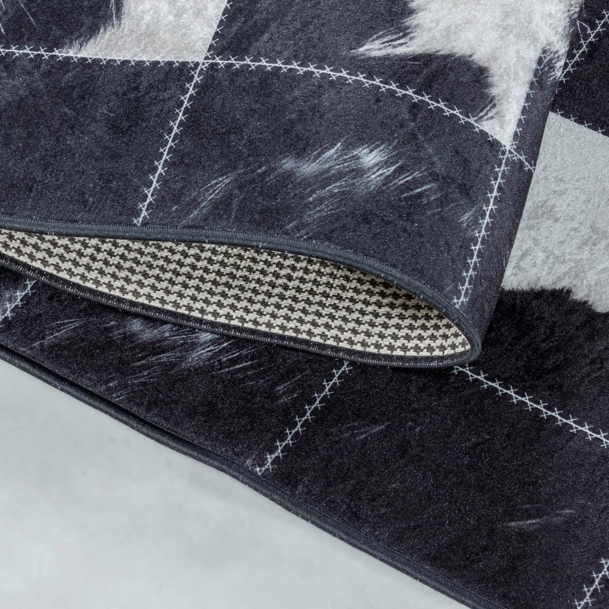 Flachwebeteppich Fiesta Creme/Schwarz ca. 120x170cm - Creme/Schwarz, Design, Textil (120/170cm) - Novel