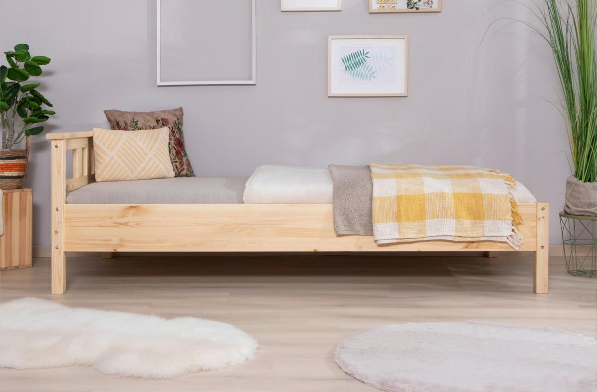 Bett Merci ca. 90x200 cm Kiefer - Kieferfarben, KONVENTIONELL, Holz (90/200cm) - MID.YOU