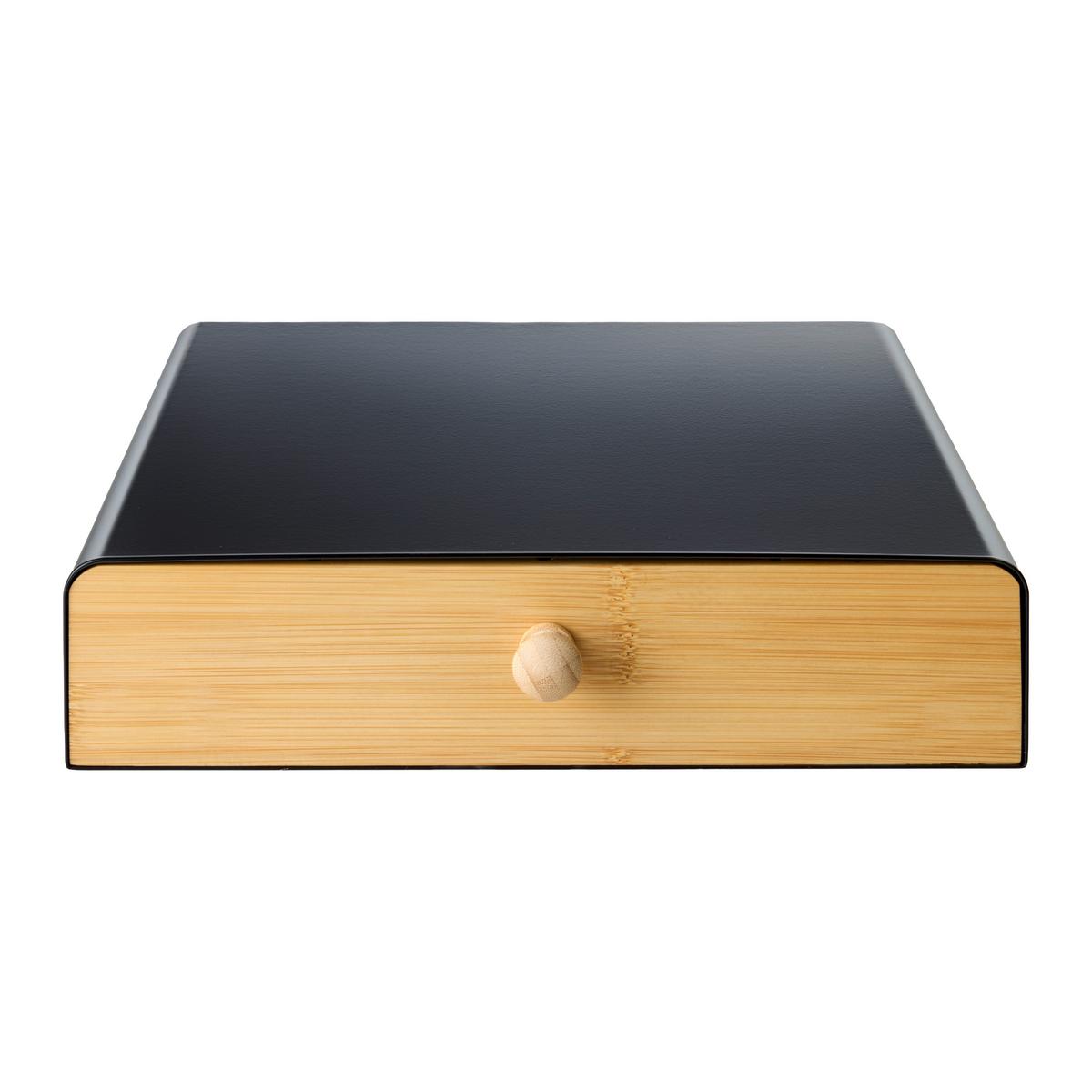 Organizator George 33x31x7,5cm - prirodne boje/crna, Konvencionalno, metal/prirodni materijali (33/31/7,5cm) - Mömax