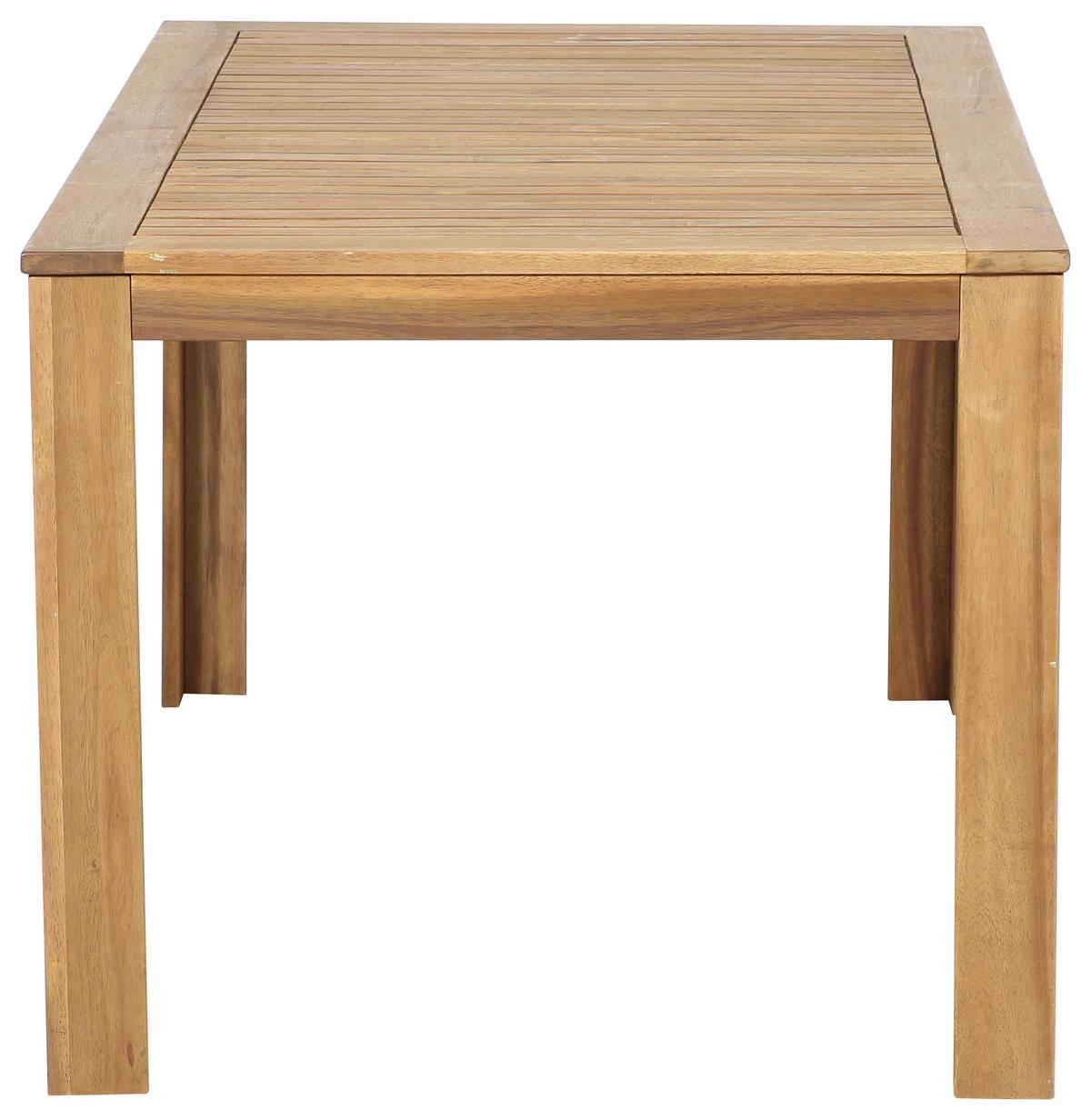 Gartenmöbel Set 7-tlg. Paleros Holz Akazie - Akaziefarben, KONVENTIONELL, Holz - Siena Garden