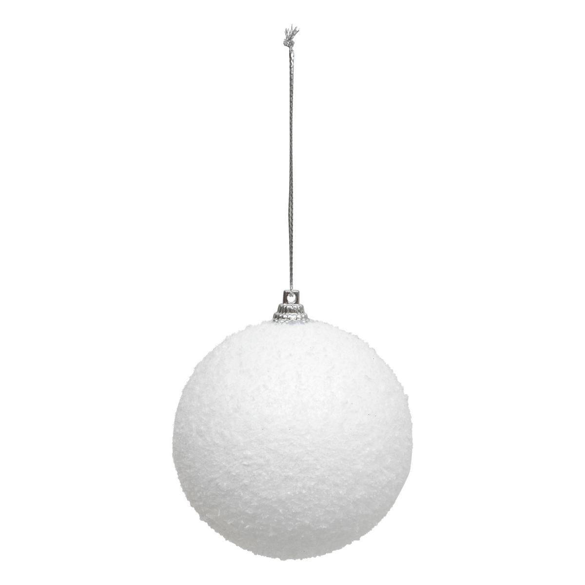 Set Kuglica Za Bor Snow Balls, 8/1 - bijela, Moderno, plastika (8/4cm)