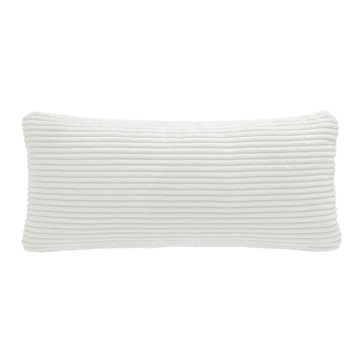 Zierkissen Seattle Weiss ca. 60x30cm - Weiss, Modern (62/30cm) - Premium Living