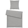 Bettwäsche Karo Allover Hellgrau ca. 135x200cm - Hellgrau, KONVENTIONELL, Textil (135/200cm) - Mömax